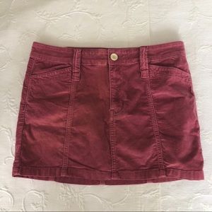 NWOT free people corduroy skirt